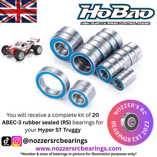Kit cuscinetti completo hobao - cuscinetti,