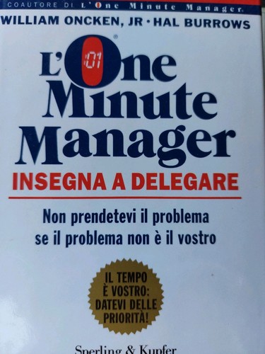 One minute manager - one, insegna