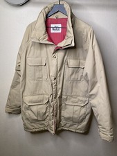 woolrich parka jacket beige