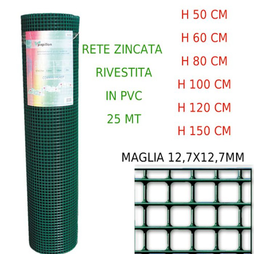 Rete zincata plasticata - rete,