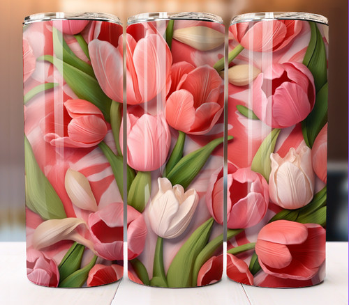 Bicchiere tulipani fiori - tulipani,