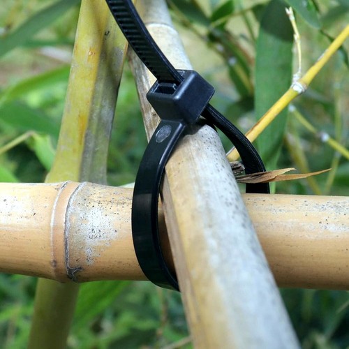 100 black zip cable ties - zip,