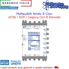 Multiswitch Ibrido 5 Cavi dCSS