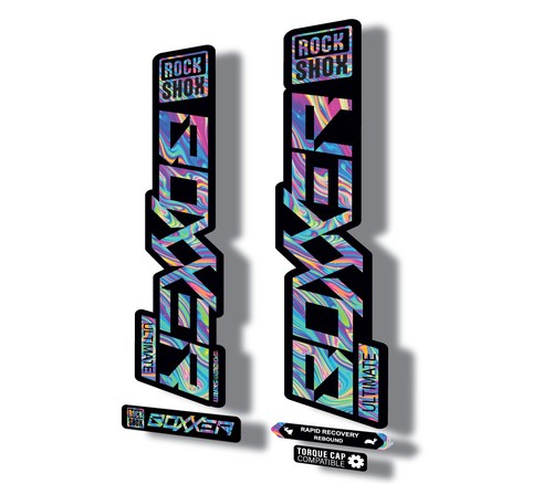 Adesivo decalcomania rock shox - adesivo,
