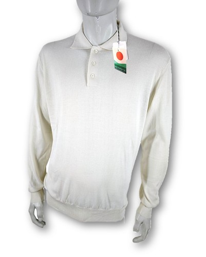 Polo zanone bianco sporco lana - zanone,