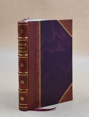 Dinwiddie family records with - dinwiddie,