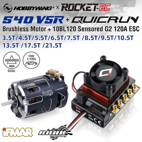 Hobbywing 10bl120 120a esc - hobbywing,