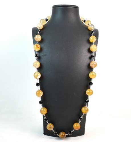 Collana lunga quarzo - collana,