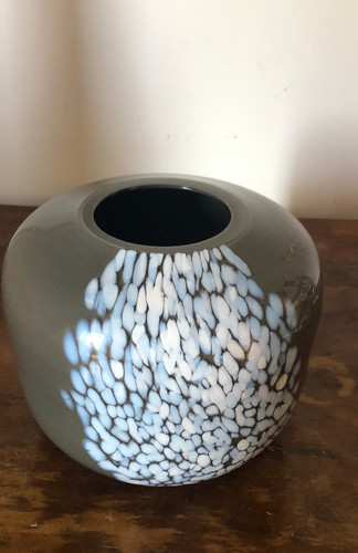 Venini vaso lacche - venini, 1980