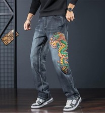 Jeans uomo blu denim