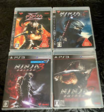 Lotto 4 Ninja Gaiden Sigma 1 2 3 & Razor's Edge set PS3 PlayStaytion 3 Giappone ver