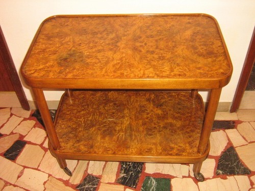 Carrello legno radica - carrello,