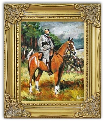Kossak pilsudski 27x32cm - pilsudski, -27x32cm