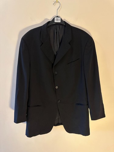 Giacca viscosa nera vintage