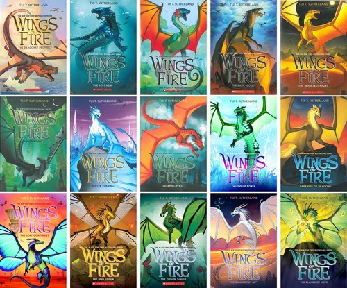 Wings fire books - fire, set