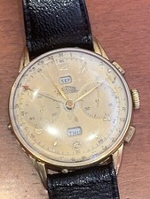 ANGELUS CHRONODATO cassa oro 18K, carica manuale, calendario completo.