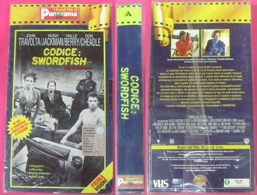 Vhs film codice swordfish - swordfish, john