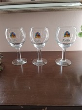 Set 3 Bicchieri Calici Vetro