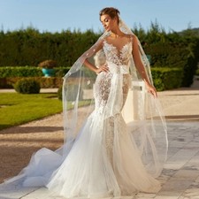 Abito da sposa a sirena di