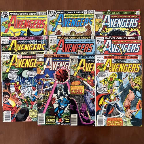 Avengers 166 168 - avengers, 168-170