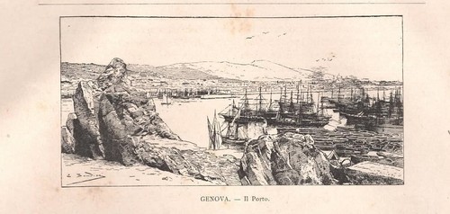 Genova veduta del - veduta, porto