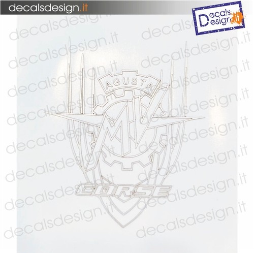 Adesivo logo agusta - logo,