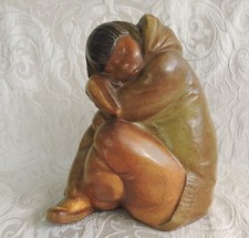 Statuina eschimese addormentata Lladro originale d'epoca 