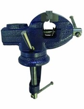 MORSA DA BANCO GHISA BASE GIREVOLE APERTURA MASSIMA 65mm FISSAGGIO A MORSETTO