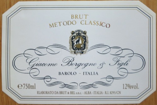 Wine labels italy brut - labels, classic