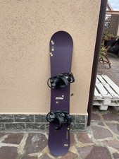 tavola snowboard usata quechua  165 cm con attacchi 