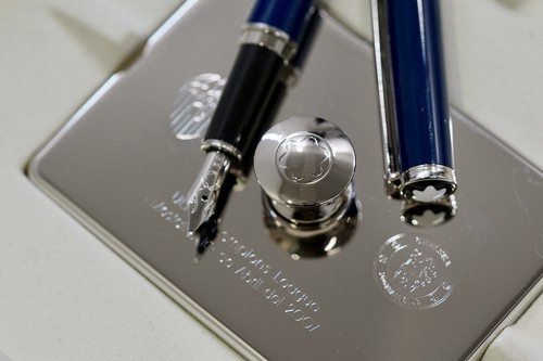Montblanc fountain pen 14k nib - montblanc,