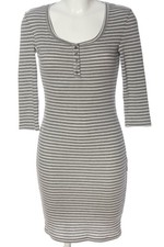 FB SISTER Abito a maniche lunghe Donna Abito Taglia IT 42 grigio chiaro-bianco