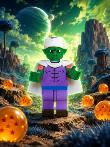Figurine piccolo dragon ball - figurine,