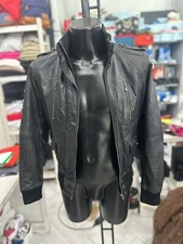 Ovs Giubbotto In Pelle Uomo Man Tg46 Nero LLV1083