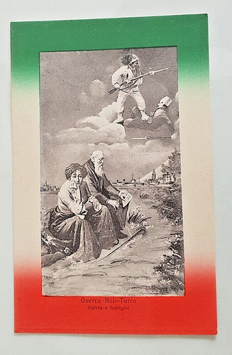 Cartolina guerra italo - italo, turca