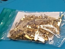 100 FASTON MASCHIO 6.35MM OTTONE GREZZO MELCHIONI