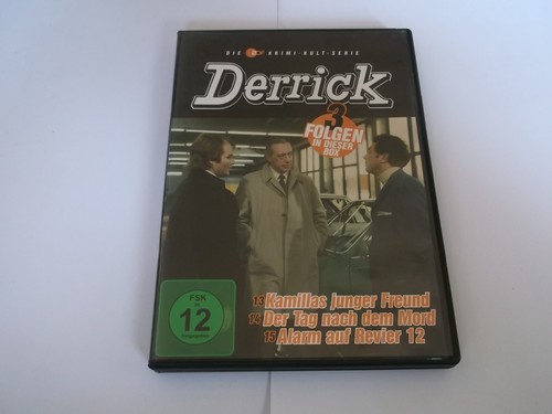 Derrick dvd mit 3 folgen - mit,