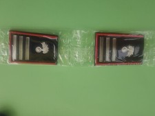 coppia gradi tubolari invernali con fiamma per maresciallo capo CC. NON IN USO