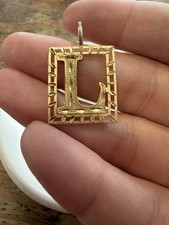 Ciondolo charm lettera - ciondolo,