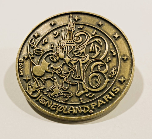 Pin médaille disneyland - pin's,