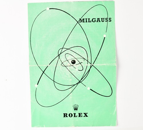 Rolex 6541 milgauss booklet - rolex,