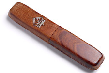 Astuccio Scatolina in bakelite Puma Solingen Straight Razor Wood vintage