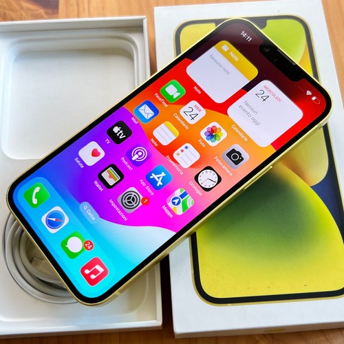 Apple iphone 128gb giallo - apple, 14