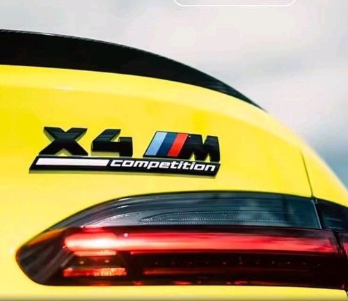 X4m competition bmw - competition, scritta