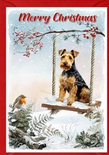 Welsh Terrier Dog A6 (4" x 6")