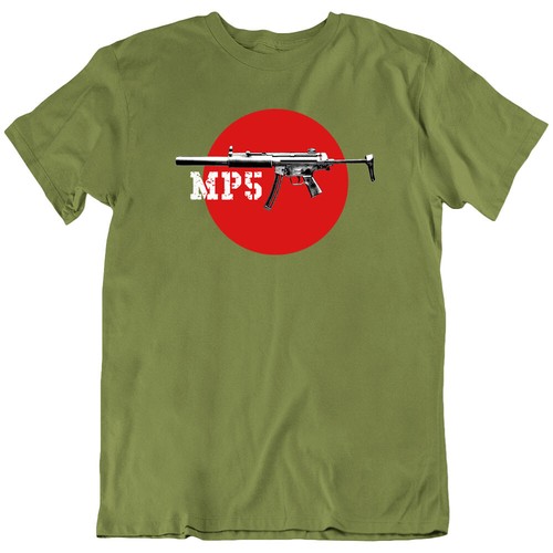 Shirt maglietta gun mp5 - t-shirt, hk