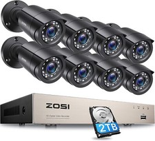ZOSI 8CH 2TB DVR Kit