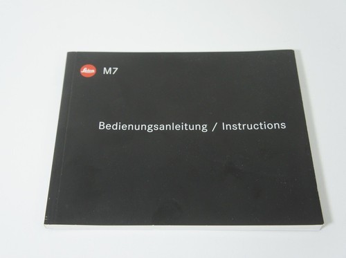 Leica instructions - m,