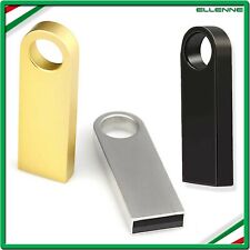 ✅ PENDRIVE USB METALLO CHIAVETTA 32 64 GB 128 GB MEMORIA PORTA CHIAVE A001 ✅