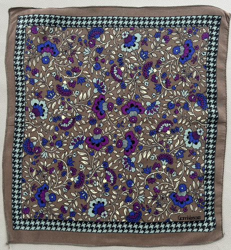 Foulard vintage poche - ,